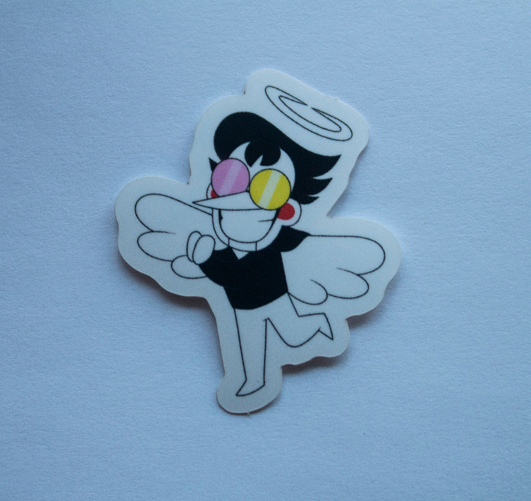 Spamton G. Spamton Angel Spam Mini Glossy Vinyl Sticker