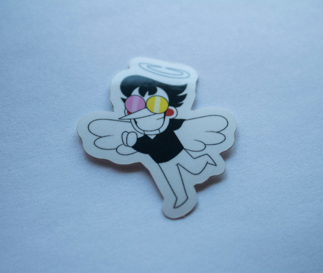 Spamton G. Spamton Angel Spam Mini Glossy Vinyl Sticker