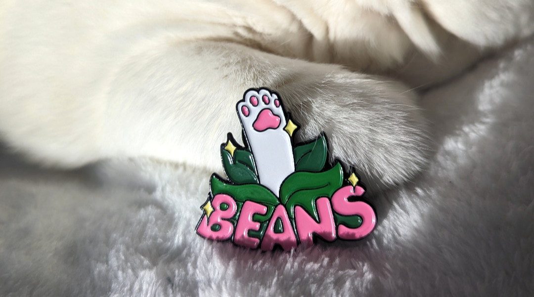 Kitty Toe Beans Soft Enamel Pin