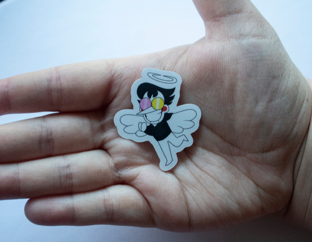 Spamton G. Spamton Angel Spam Mini Glossy Vinyl Sticker